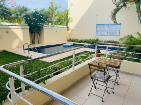 Apartment close to the beach with pool